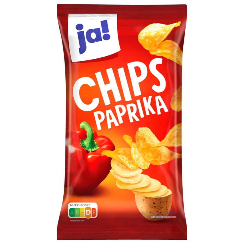 ja! Paprika Chips 200g